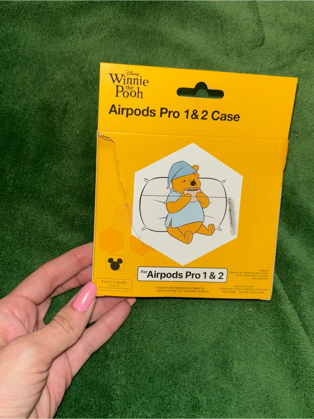 Disney Winnie the Pooh AirPods Pro Case - Yellow & Pink - Picture 4 of 7